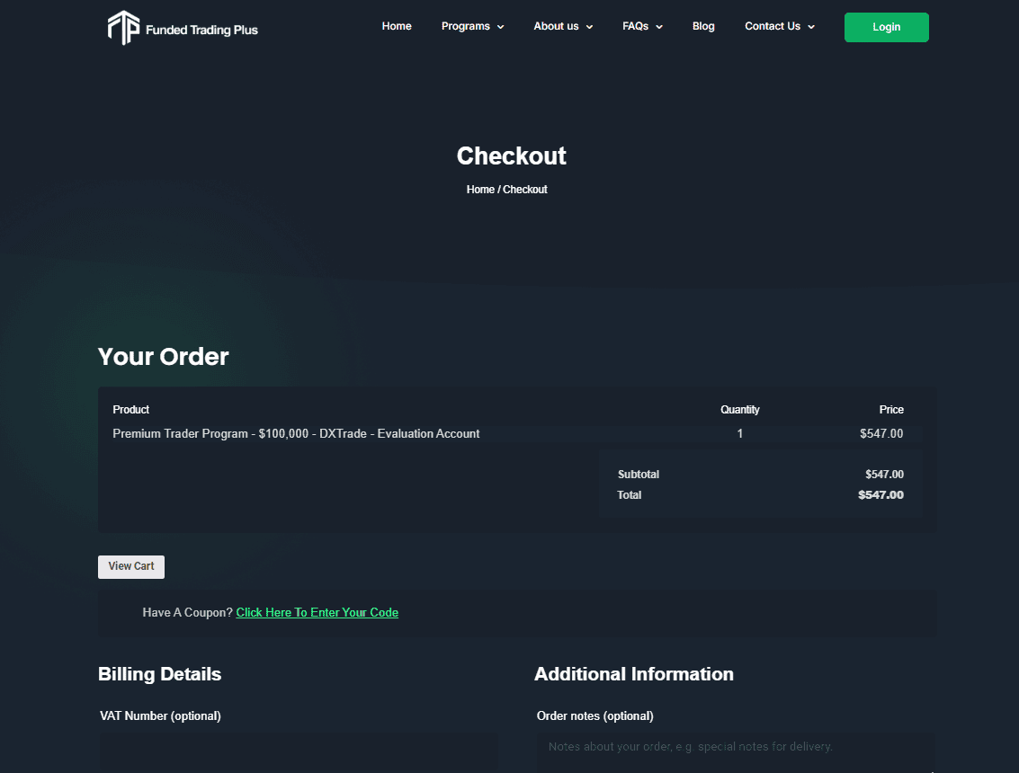 funded trading plus how to start trading