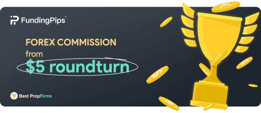 fundingpips commission fees