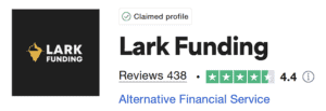 lark funding trustpilot score