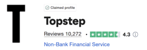 topstep trustpilot score