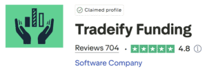 tradeify trustpilot score